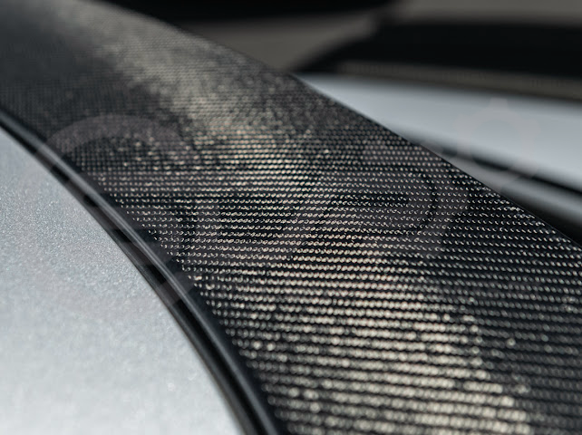 2013-2018 Cadillac ATS ATS-V Sedan Carbon Fiber Rear Roof Top Window Spoiler